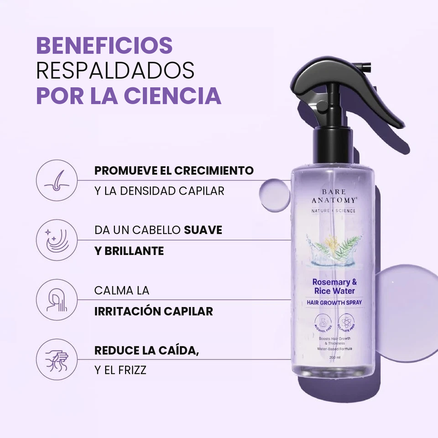 Rosemary & Rice Water beneficios