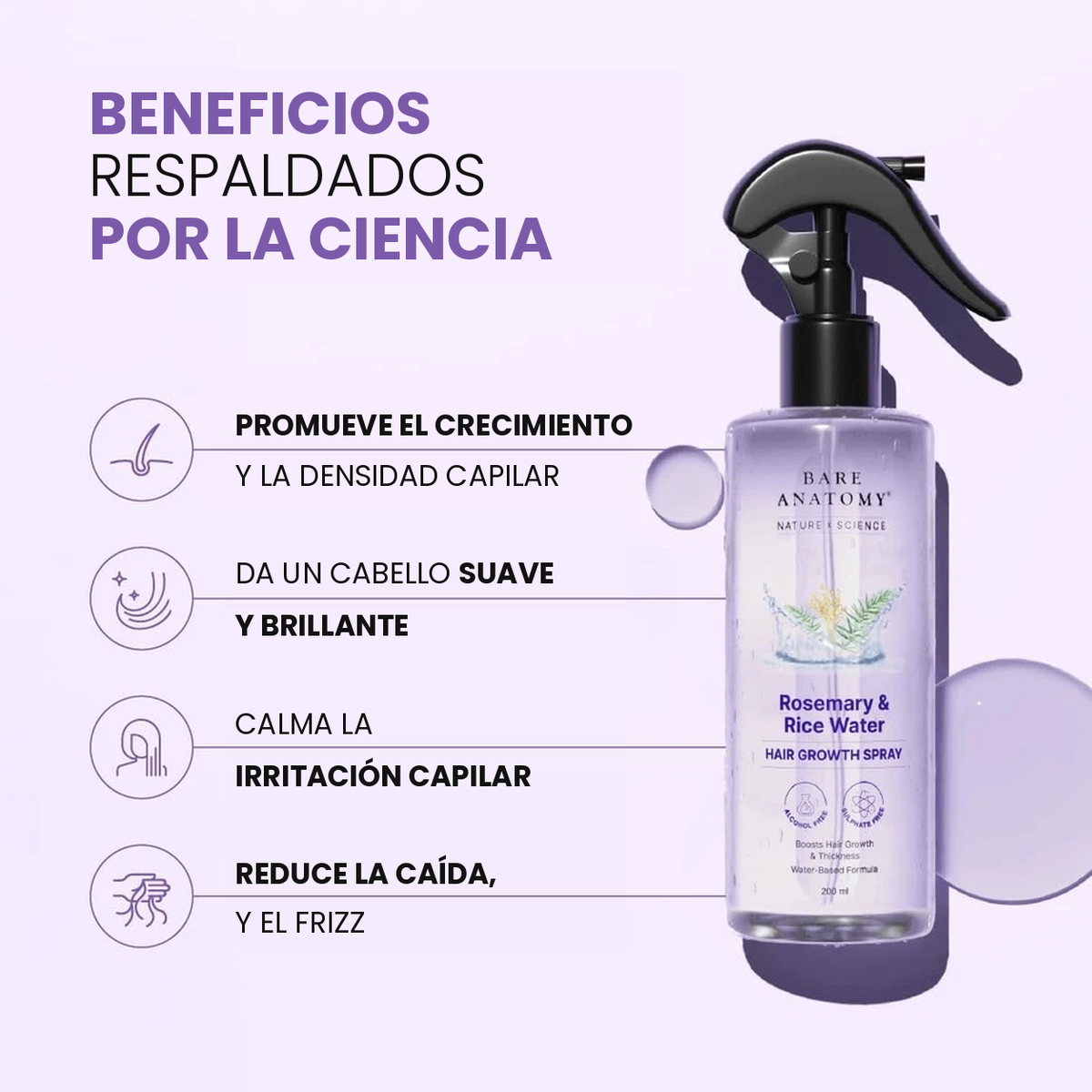 Rosemary & Rice Water beneficios